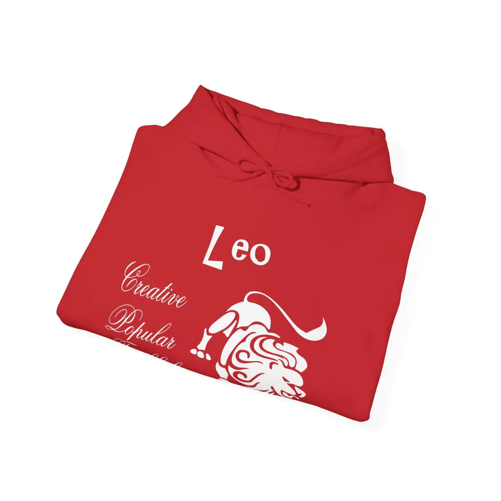 Leo Zodiac Sign Hoodie - Unisex Heavy Blend Sweatshirt - DipaliZ