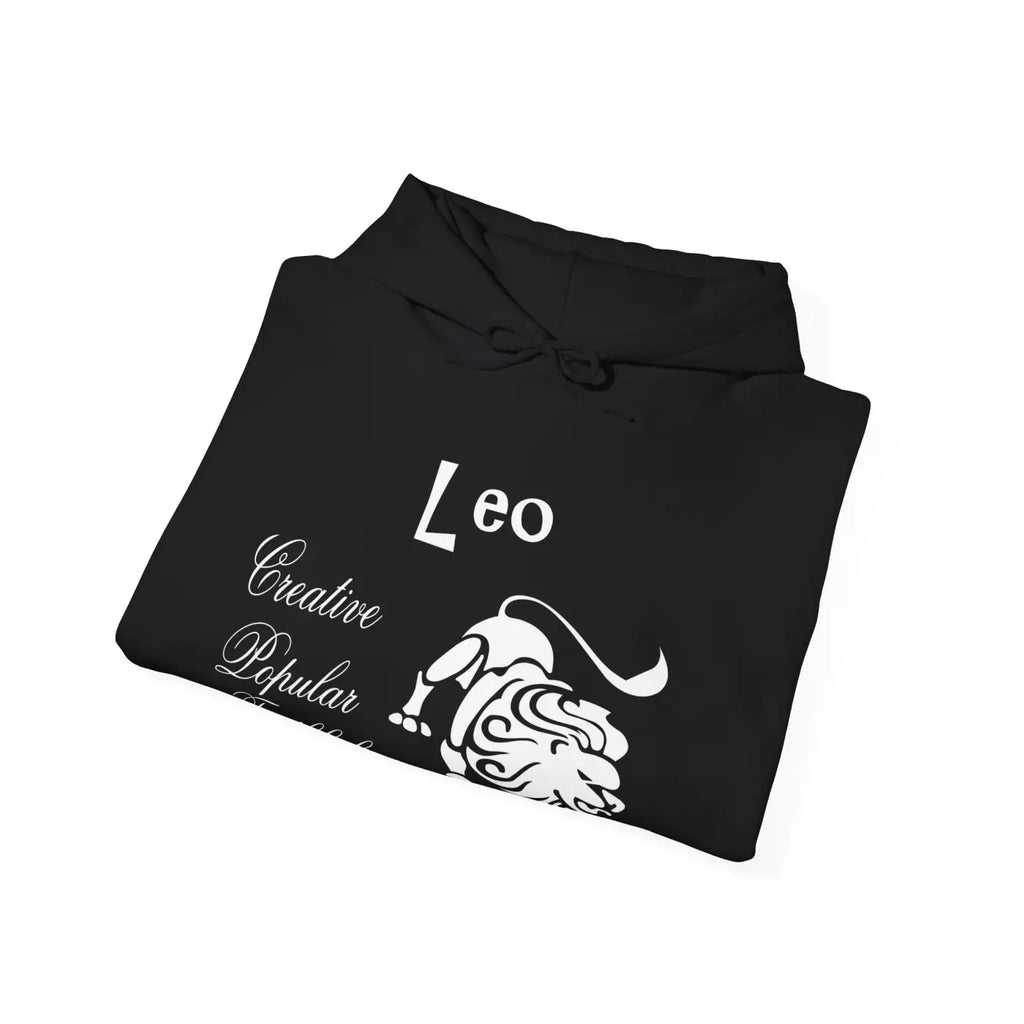 Leo Zodiac Sign Hoodie - Unisex Heavy Blend Sweatshirt - DipaliZ