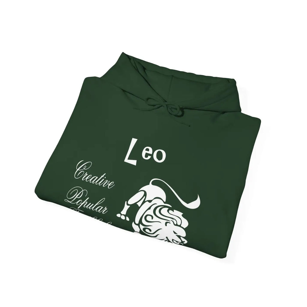 Leo Zodiac Sign Hoodie - Unisex Heavy Blend Sweatshirt - DipaliZ
