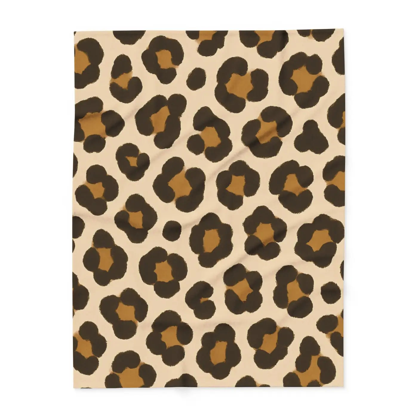 Cozy Throw Fleece Blanket - Leopard Animal Print Decor - DipaliZ