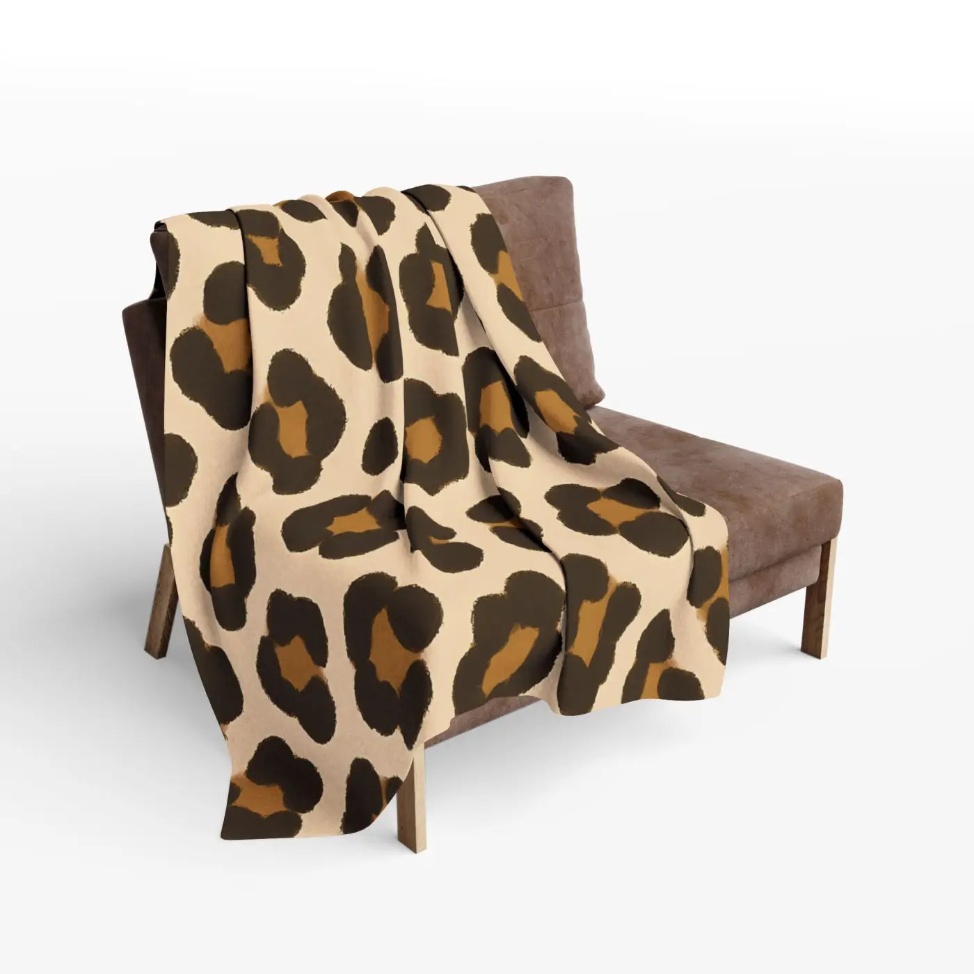 Cozy Throw Fleece Blanket - Leopard Animal Print Decor - DipaliZ