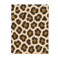 Cozy Throw Fleece Blanket - Leopard Animal Print Decor - DipaliZ