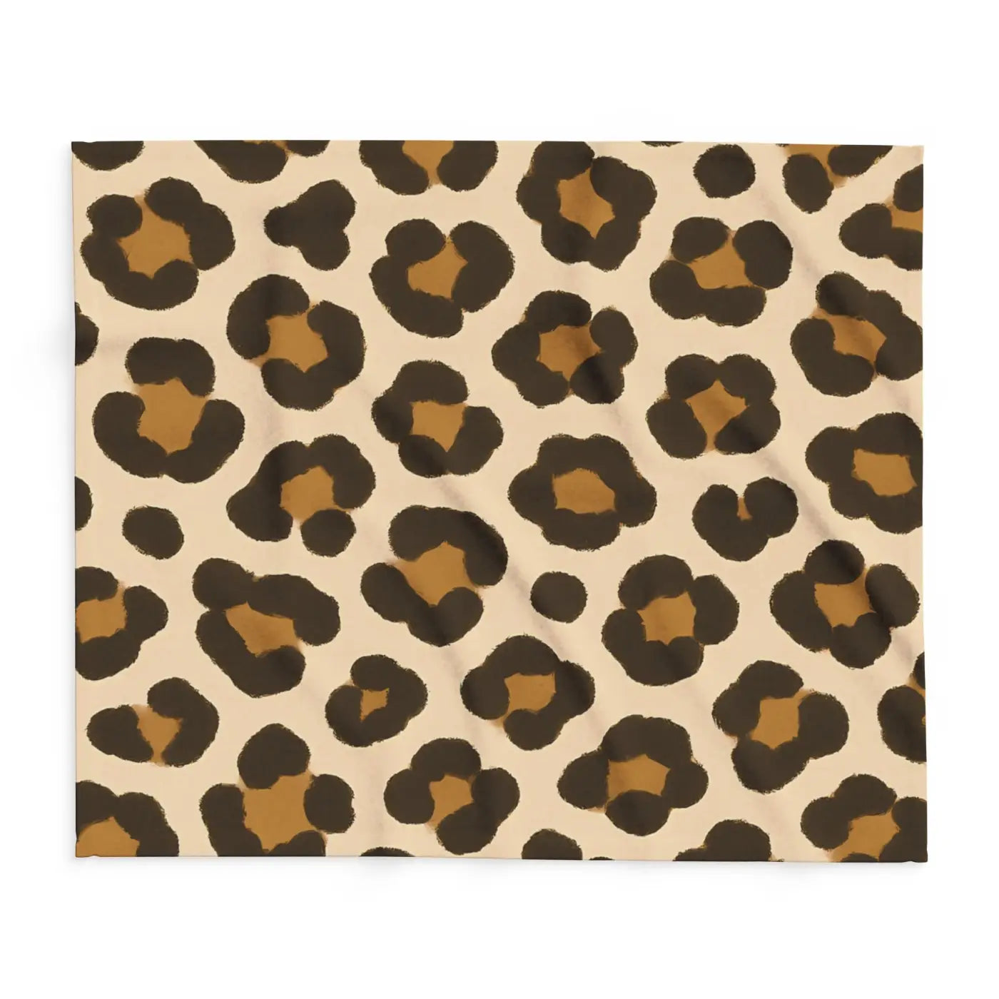 Cozy Throw Fleece Blanket - Leopard Animal Print Decor - DipaliZ