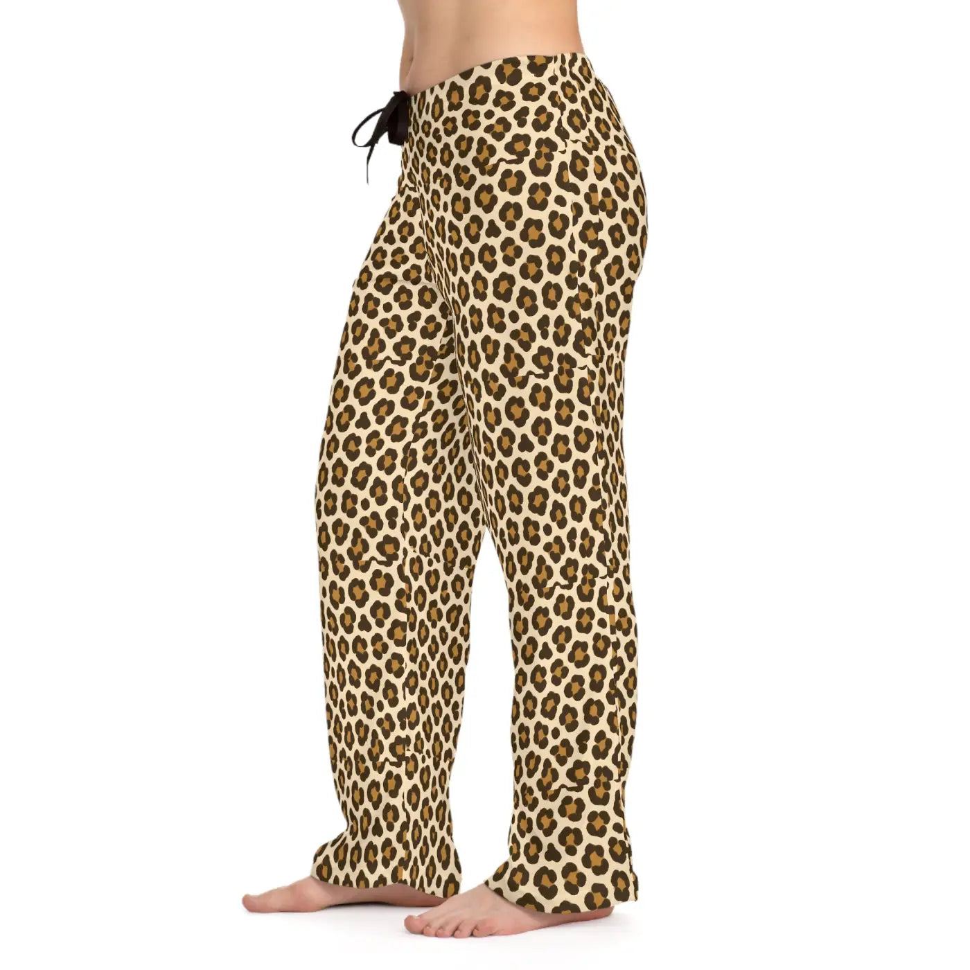 Leopard Print Pajama Pants - Cozy Loungewear - DipaliZ