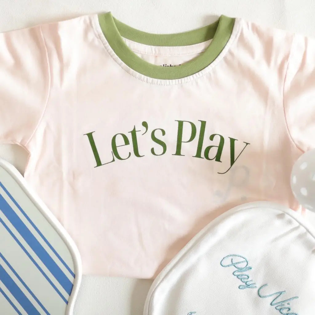 Let's Play Kids Retro Ringer T-Shirt
