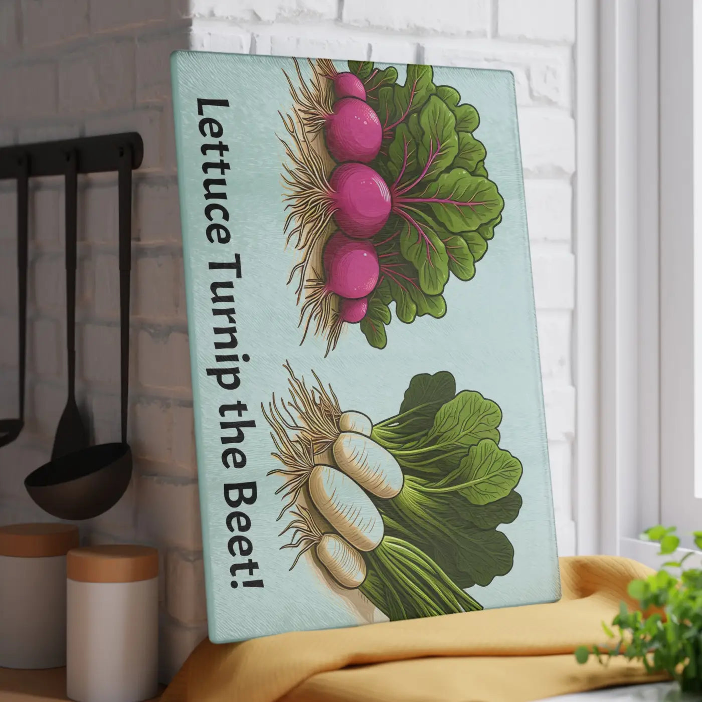 Beet Glass Cutting Board - Vibrant Kitchen Essential - DipaliZ