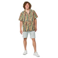Stripes Unisex Button Shirt - Multicolored Eco Style - DipaliZ