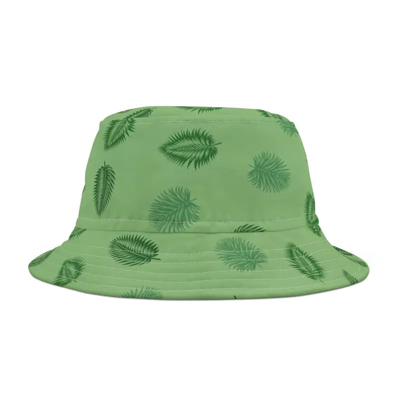 Tropical Palm Leaves Bucket Hat - Polyester - DipaliZ