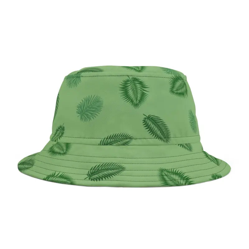 Tropical Palm Leaves Bucket Hat - Polyester - DipaliZ