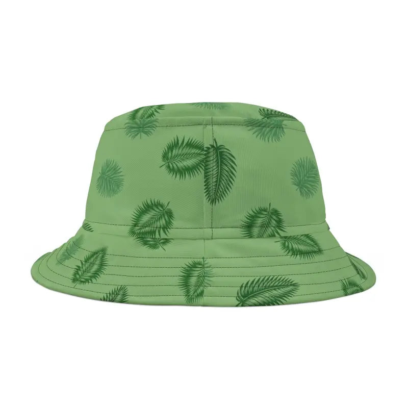 Tropical Palm Leaves Bucket Hat - Polyester - DipaliZ
