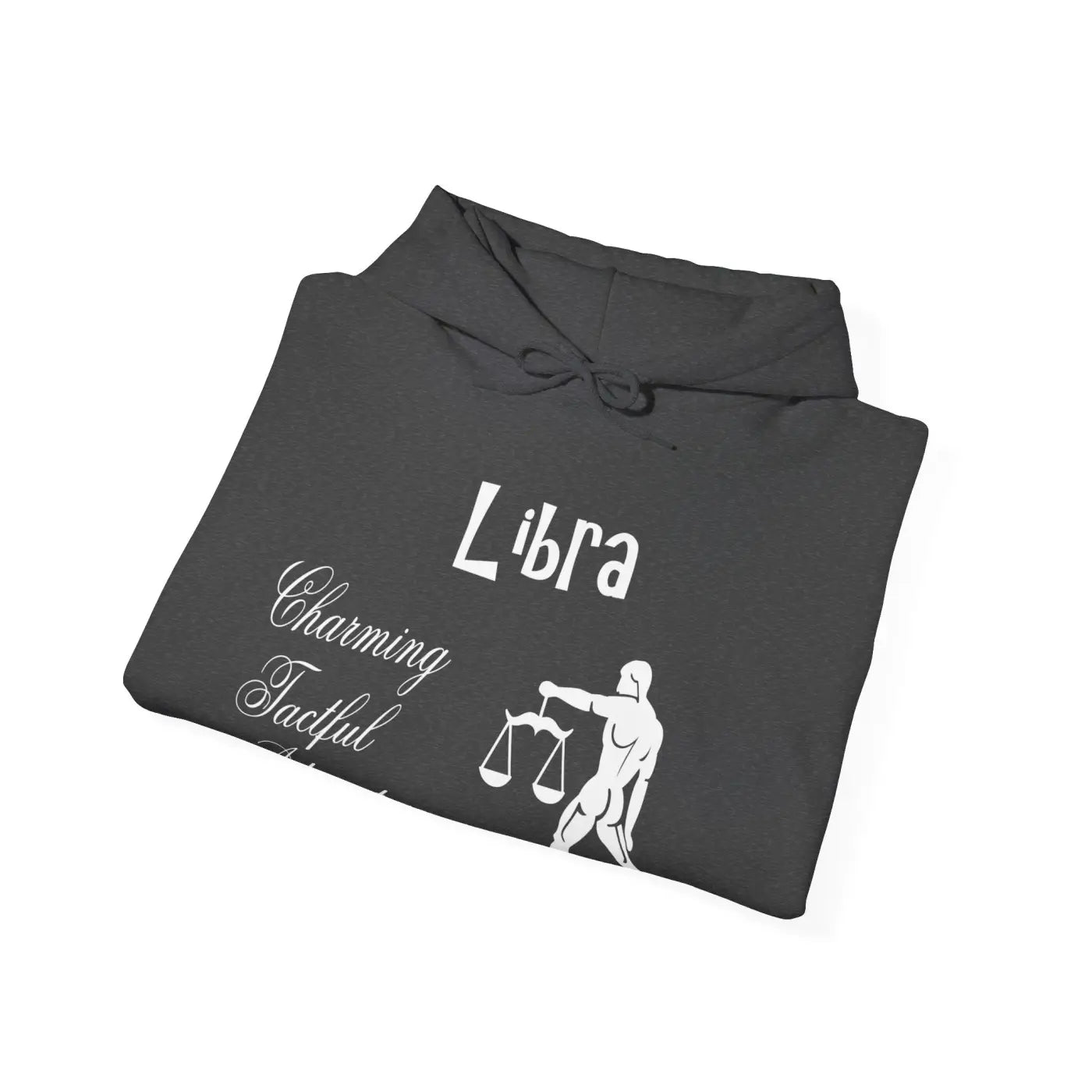 Libra Zodiac Hooded Sweatshirt - Cloudlike Cosmic Comfort - DipaliZ