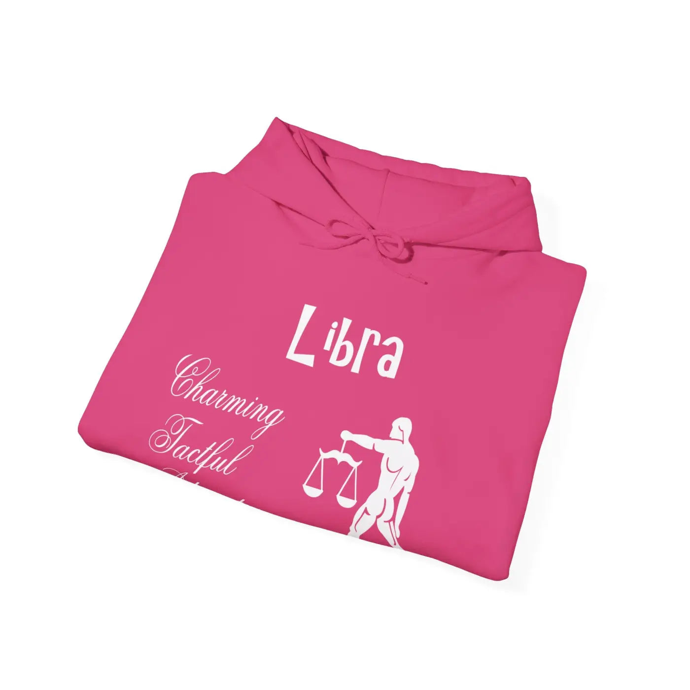 Libra Zodiac Hooded Sweatshirt - Cloudlike Cosmic Comfort - DipaliZ