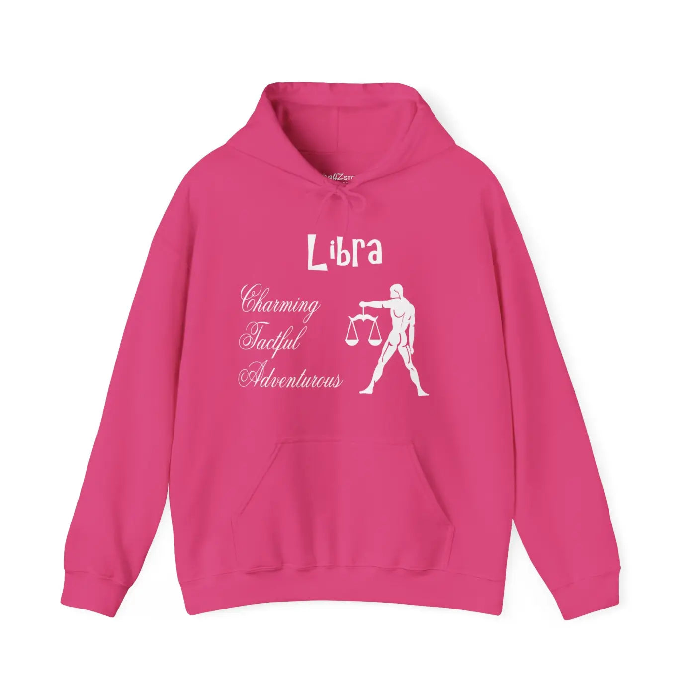 Libra Zodiac Hooded Sweatshirt - Cloudlike Cosmic Comfort - DipaliZ