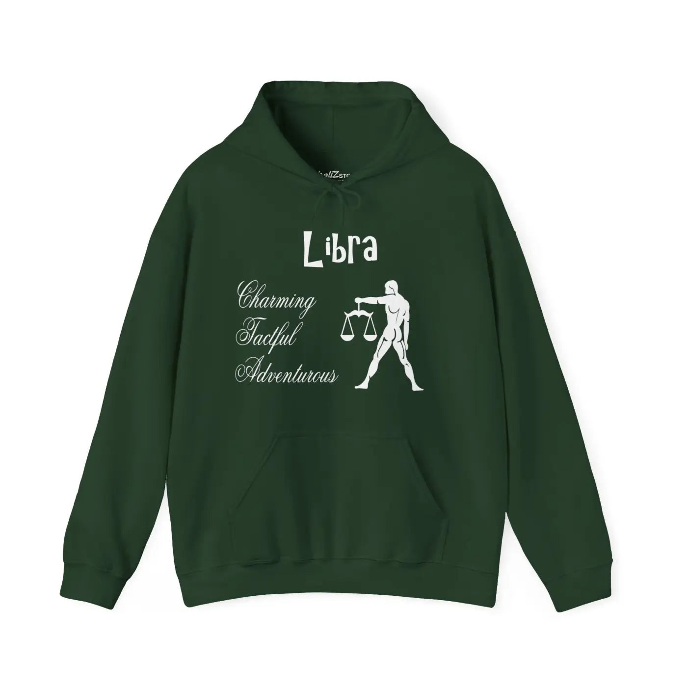 Libra Zodiac Hooded Sweatshirt - Cloudlike Cosmic Comfort - DipaliZ