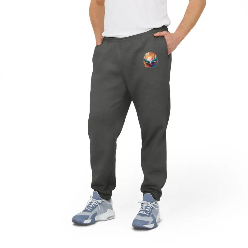 Libra Zodiac Sign Adidas Fleece Joggers - Unisex Comfort - DipaliZ