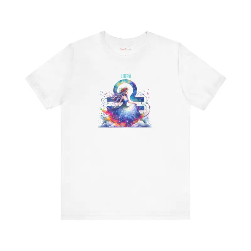 Libra Zodiac Tee - Jersey Short Sleeve Astrology Style - DipaliZ