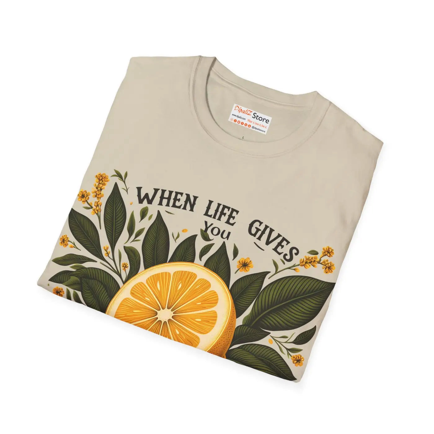 Lemons Unisex Softstyle Tee - Inspirational Comfort - DipaliZ