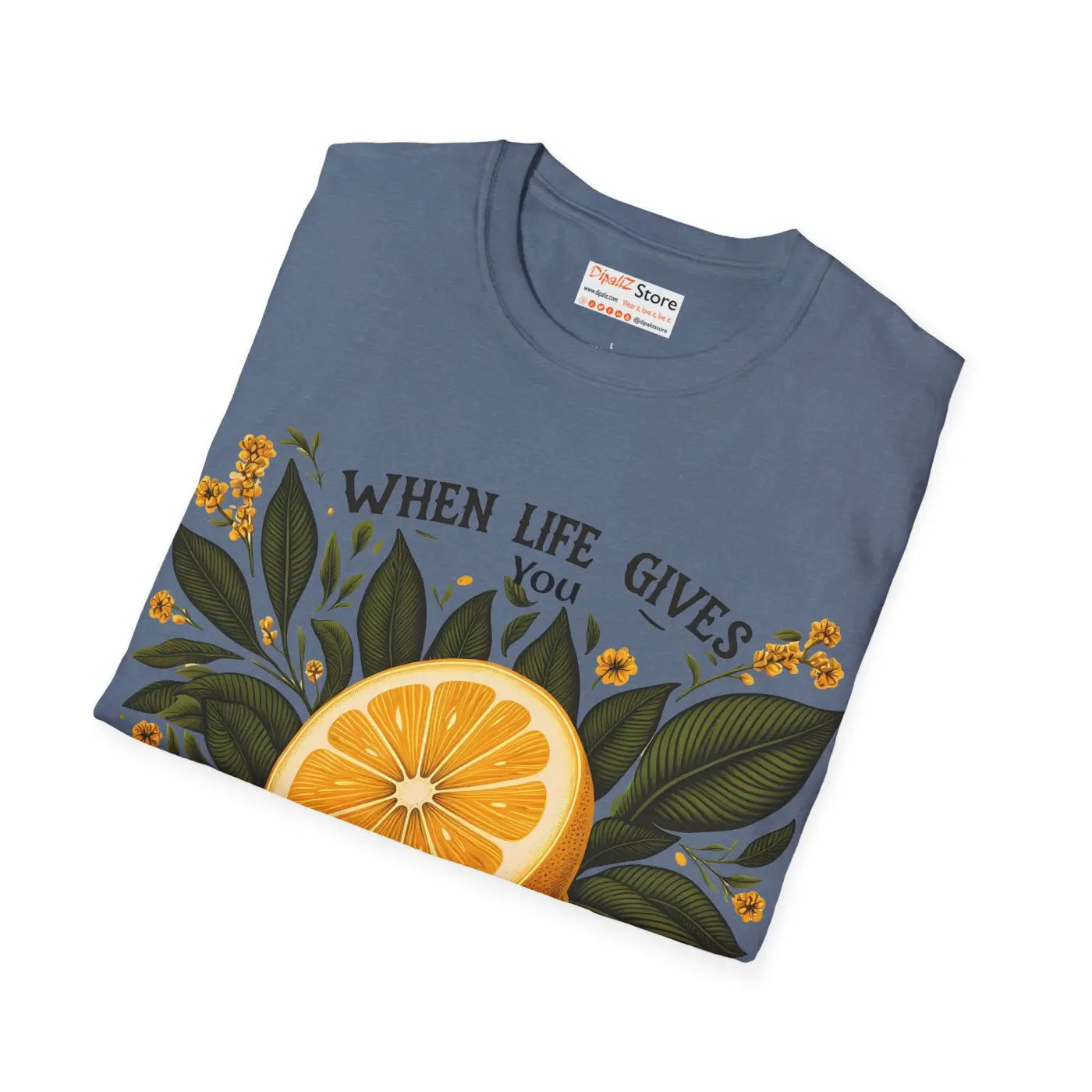 Lemons Unisex Softstyle Tee - Inspirational Comfort - DipaliZ