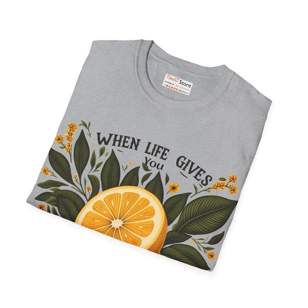 Lemons Unisex Softstyle Tee - Inspirational Comfort - DipaliZ