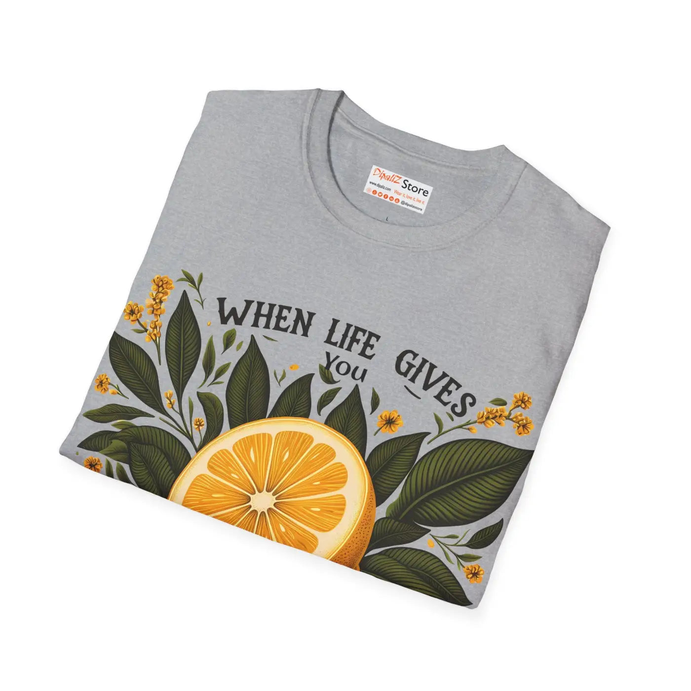 Lemons Unisex Softstyle Tee - Inspirational Comfort - DipaliZ