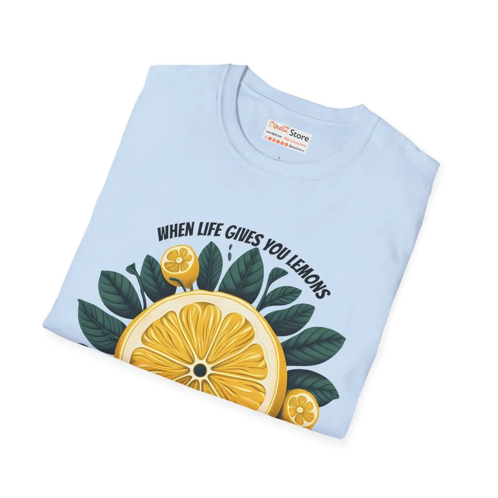 Unisex Softstyle T-Shirt - Sliced Lemon Design - DipaliZ