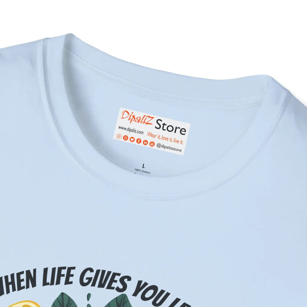 Unisex Softstyle T-Shirt - Sliced Lemon Design - DipaliZ