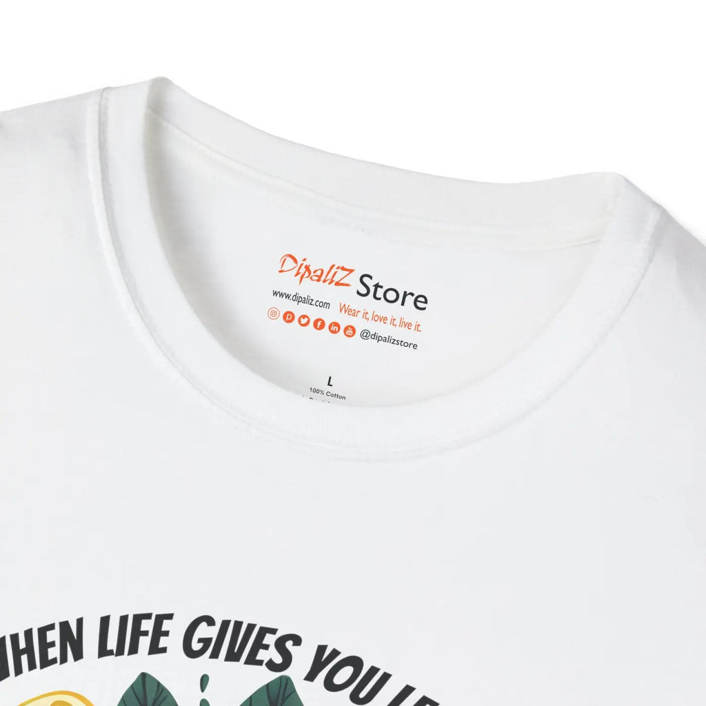 Unisex Softstyle T-Shirt - Sliced Lemon Design - DipaliZ