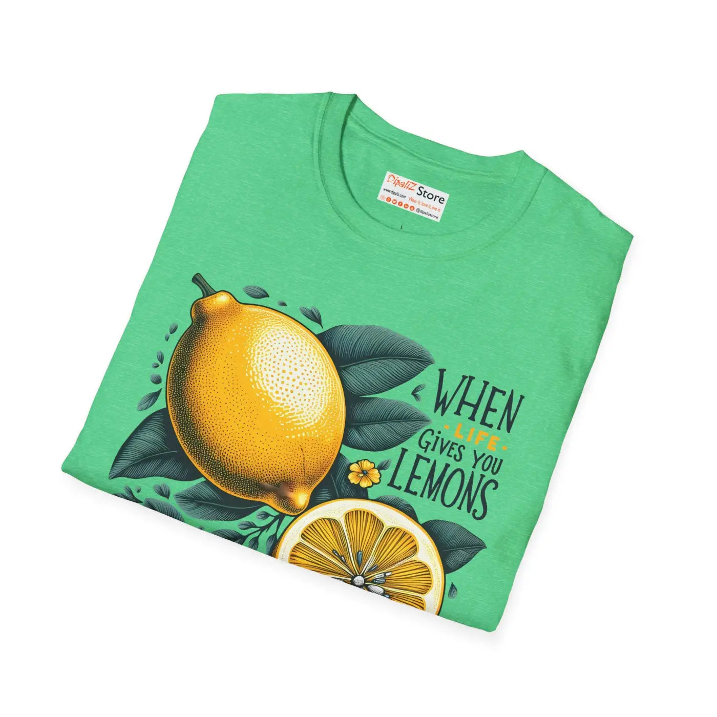 Lemon Twist Exclusive Dipaliz Unisex Softstyle Tee - DipaliZ