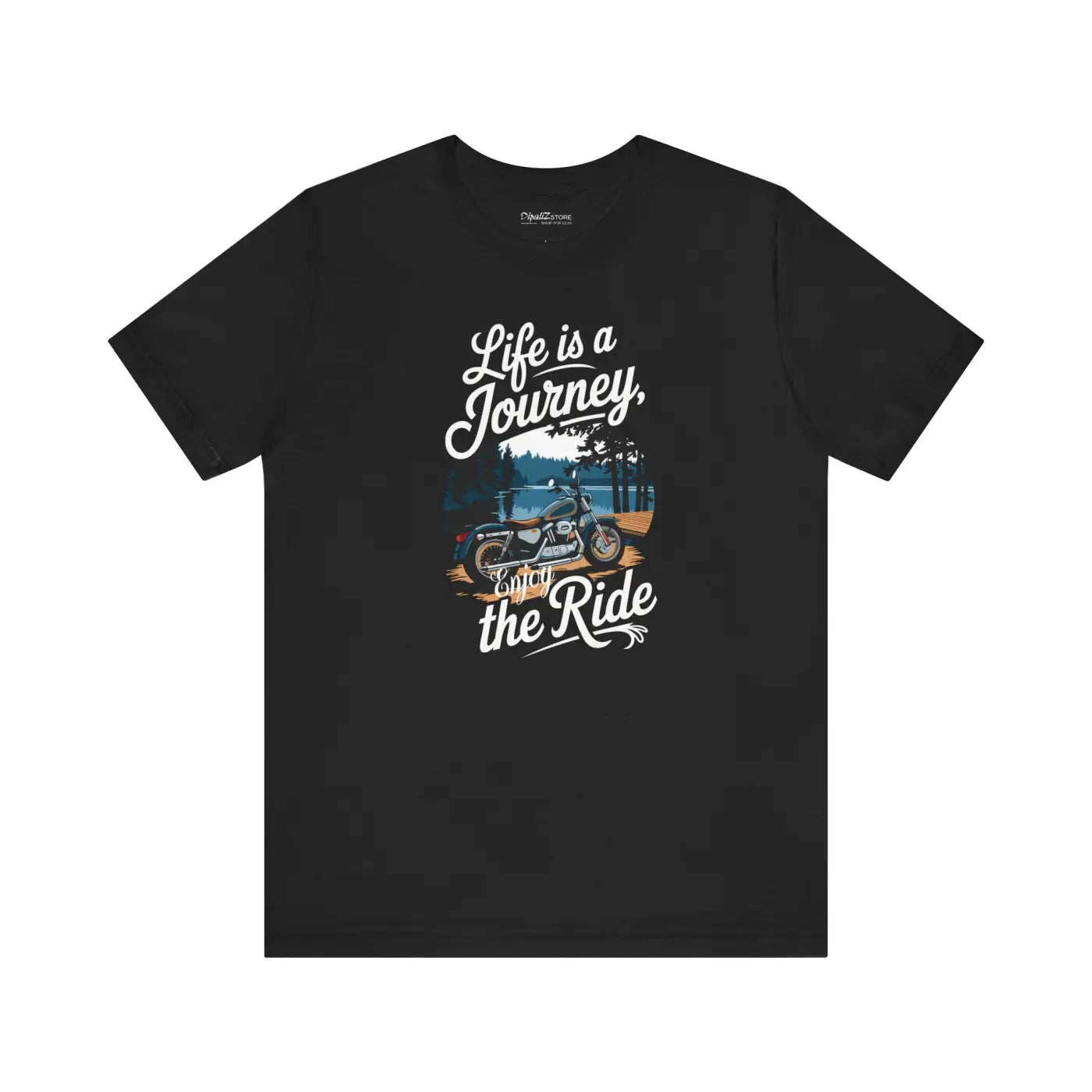 Life's Journey Unisex Jersey Short Sleeve Tee - Motorcycle - DipaliZ