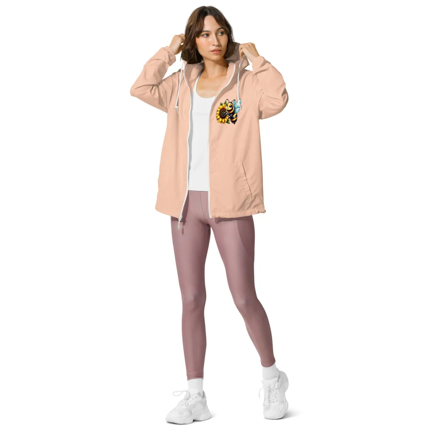 Unisex Lightweight Zip Windbreaker - Adventure Ready - DipaliZ