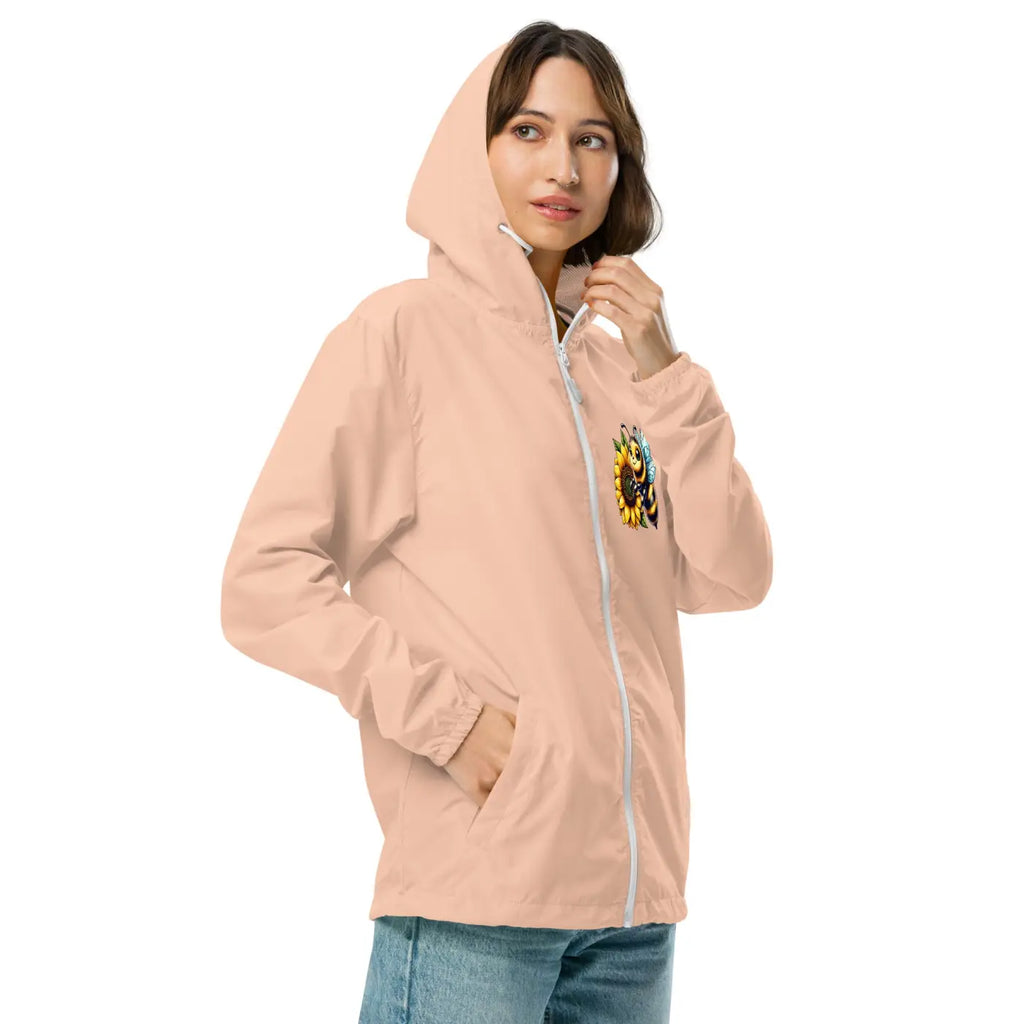 Unisex Lightweight Zip Windbreaker - Adventure Ready - DipaliZ