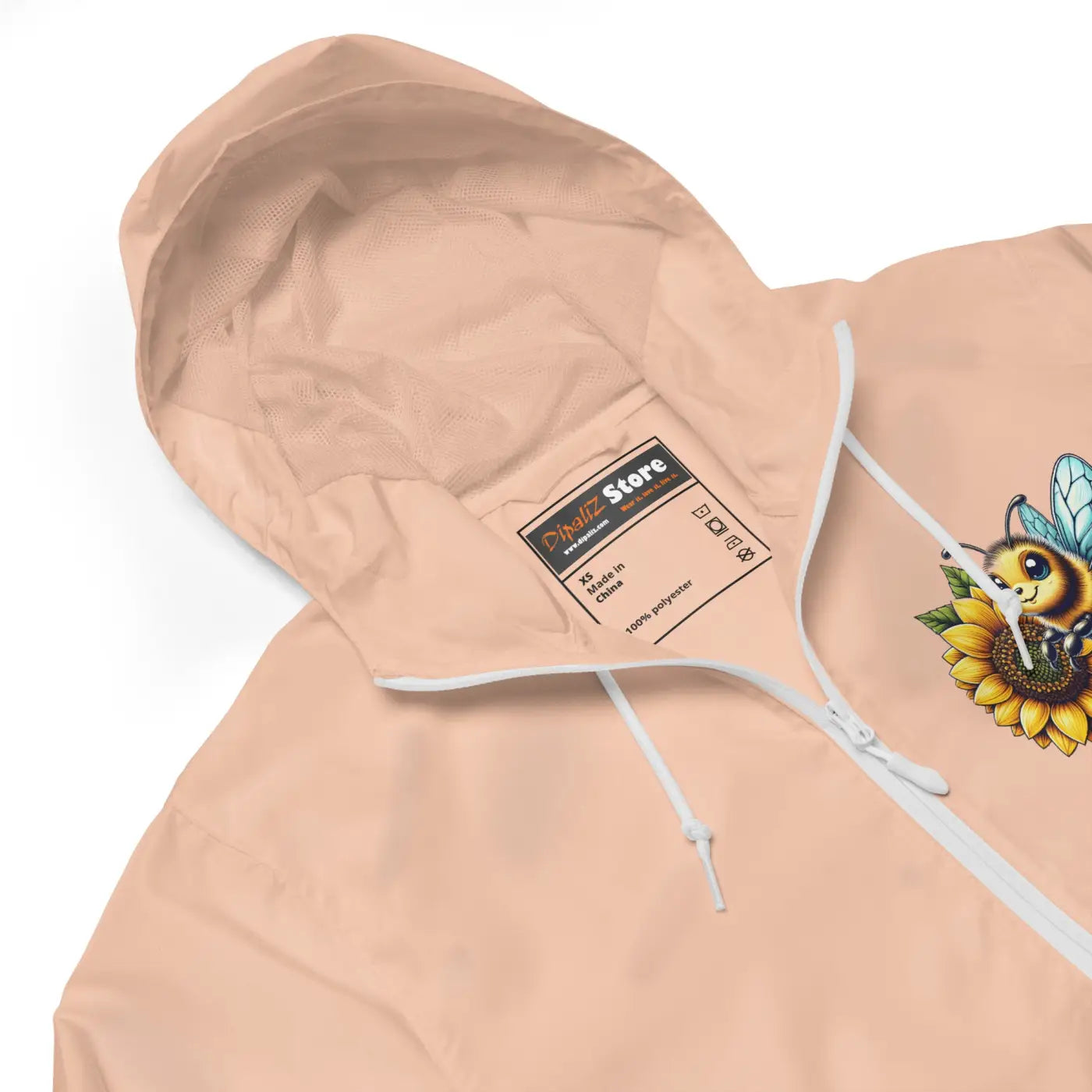 Unisex Lightweight Zip Windbreaker - Adventure Ready - DipaliZ