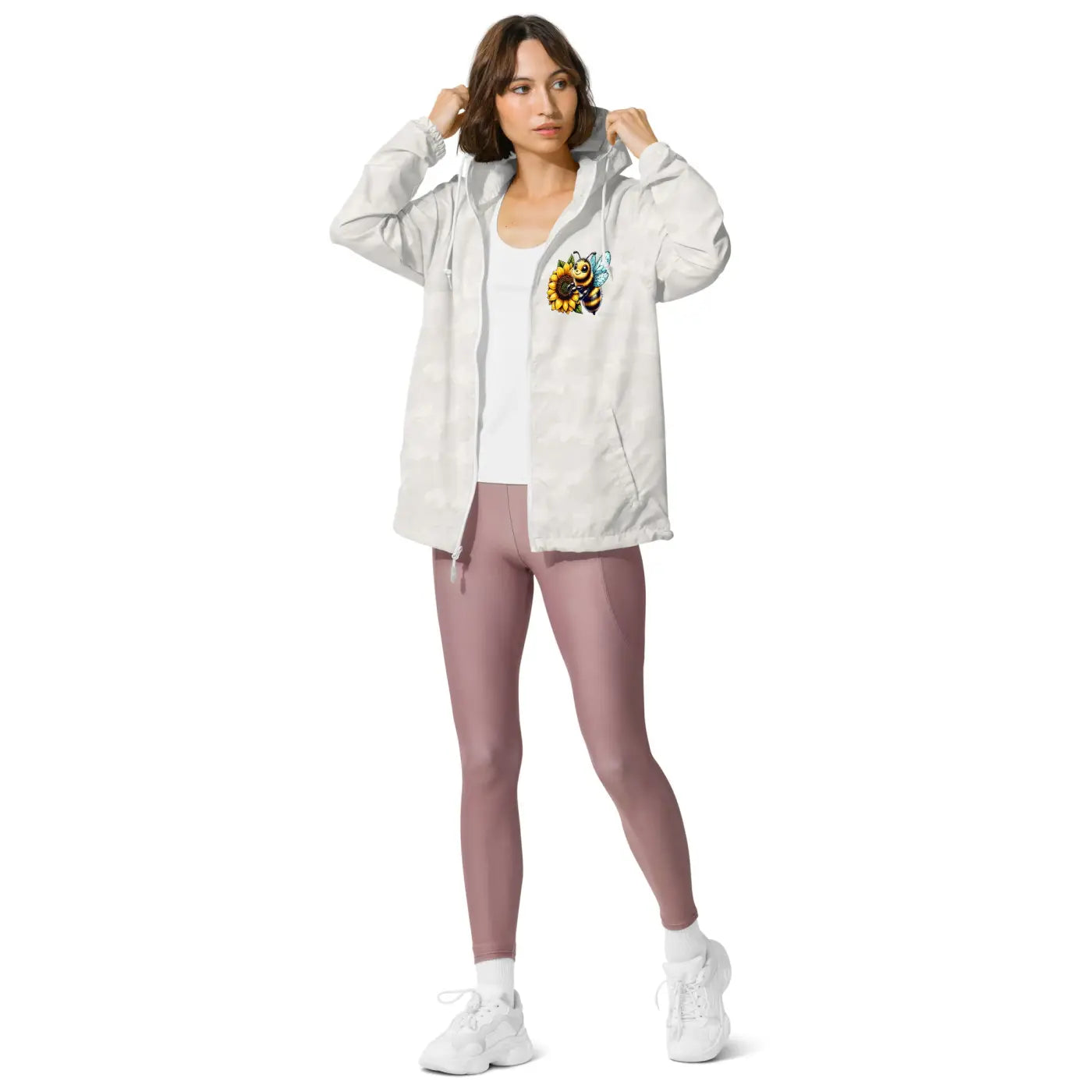 Unisex Lightweight Zip Windbreaker - Adventure Ready - DipaliZ