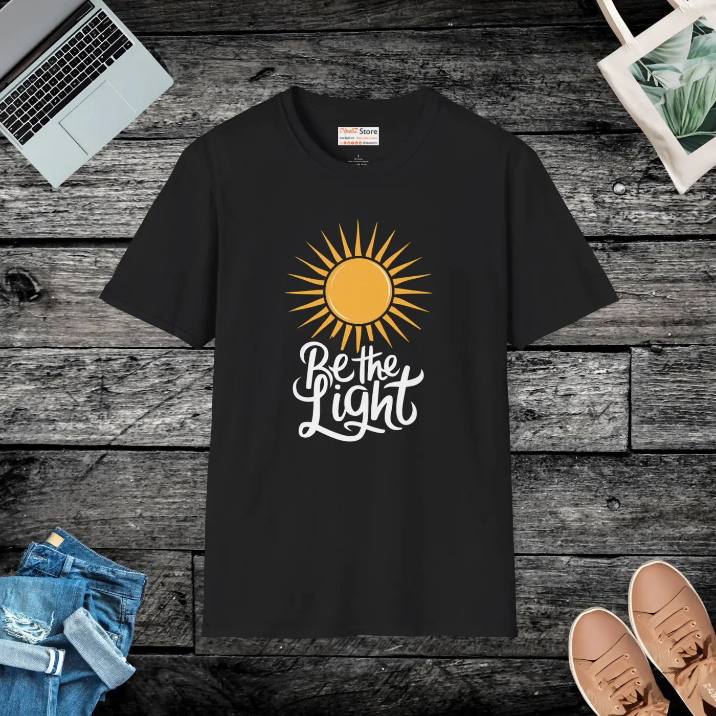 Unisex Softstyle T-Shirt - Shine Bright Comfort Fit - DipaliZ