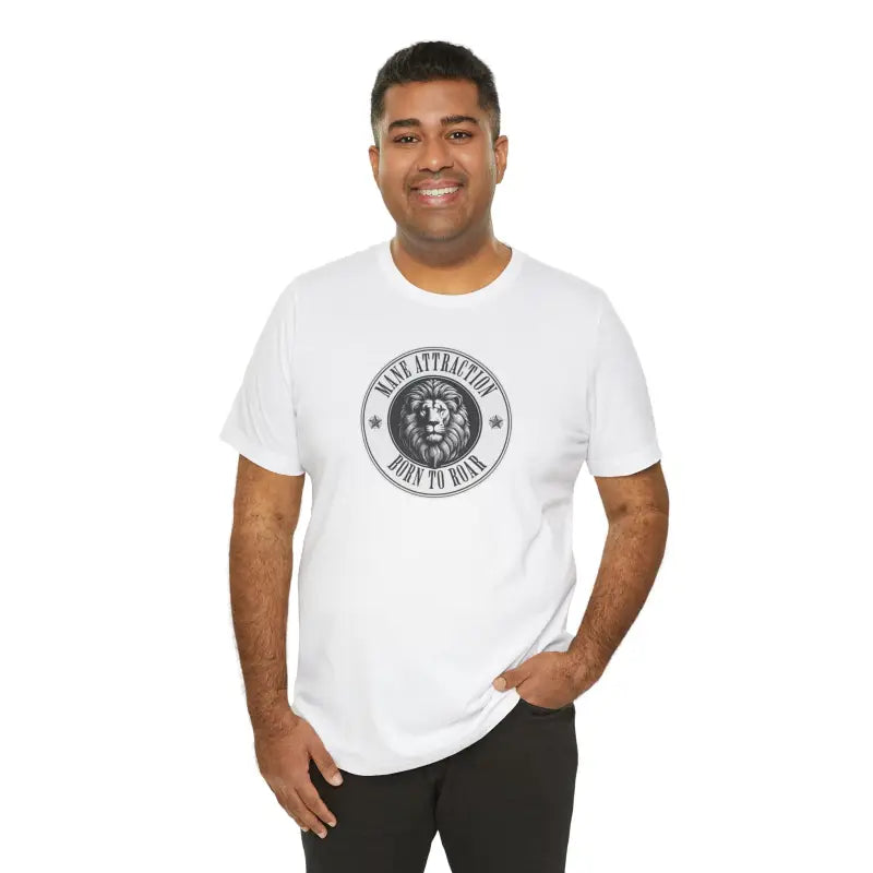 Lion Born To Roar Tee - Soft Cotton Quality Print - DipaliZ