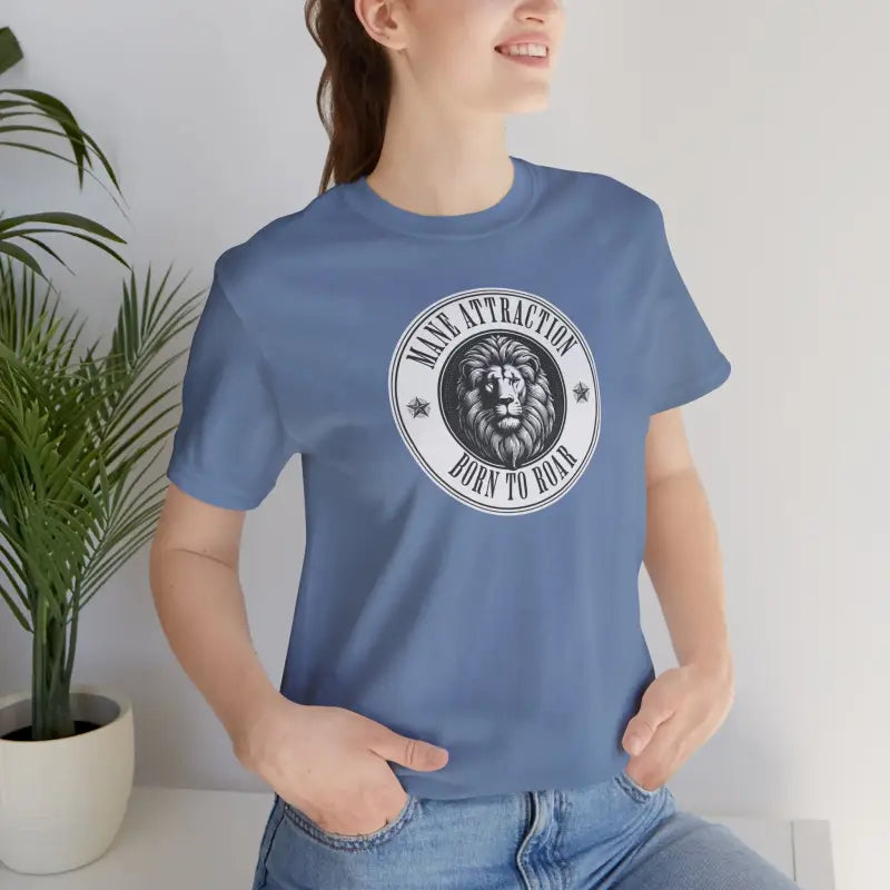 Lion Born To Roar Tee - Soft Cotton Quality Print - DipaliZ