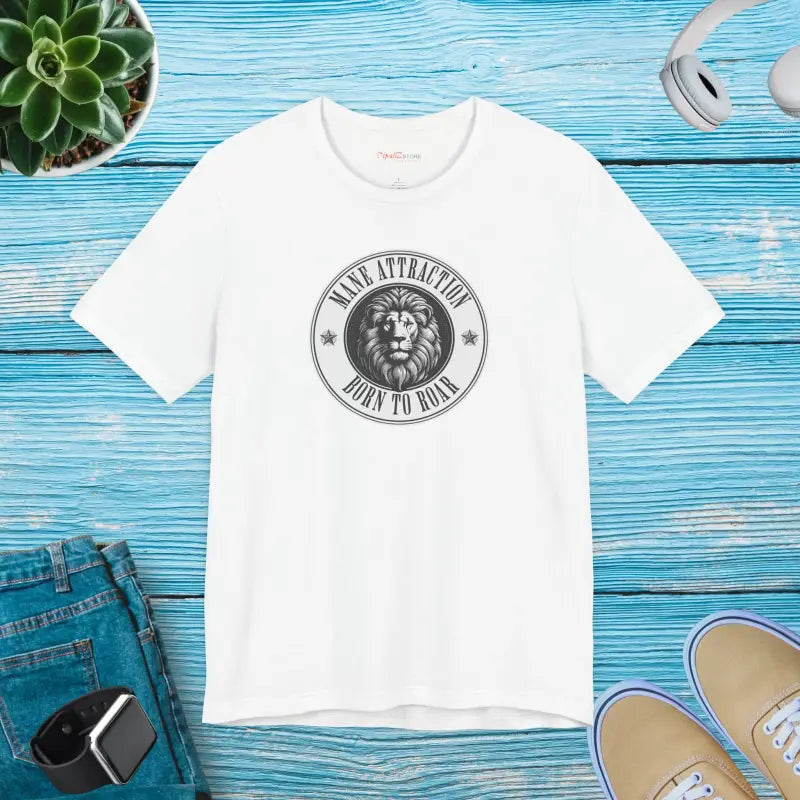 Lion Born To Roar Tee - Soft Cotton Quality Print - DipaliZ