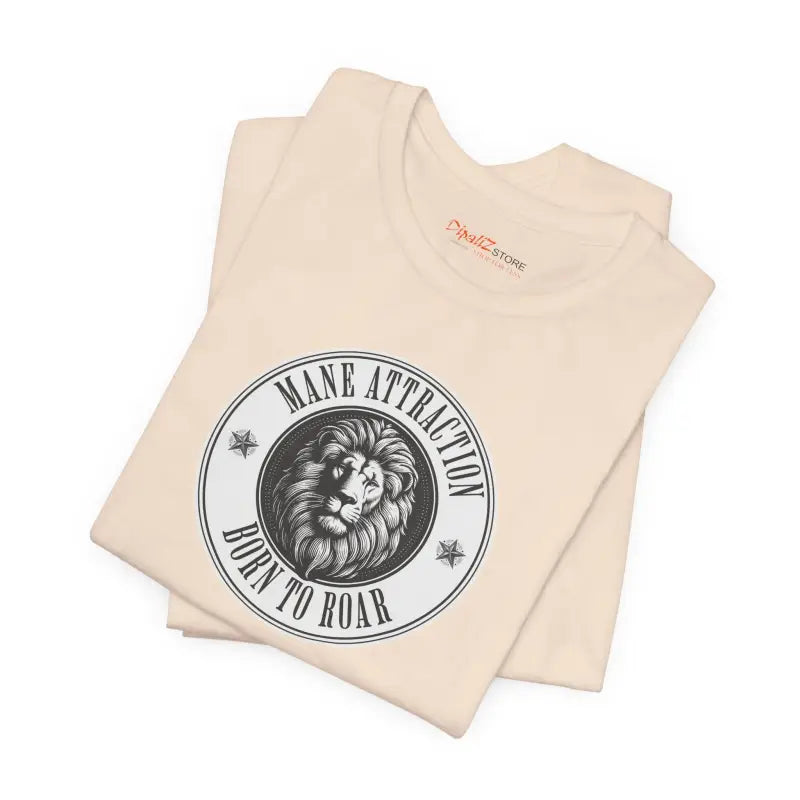 Lion Born To Roar Tee - Soft Cotton Quality Print - DipaliZ