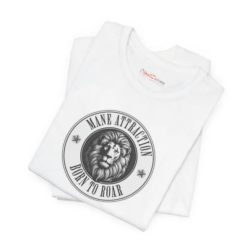 Lion Born To Roar Tee - Soft Cotton Quality Print - DipaliZ