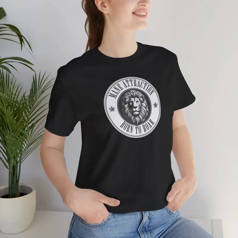 Lion Born To Roar Tee - Soft Cotton Quality Print - DipaliZ