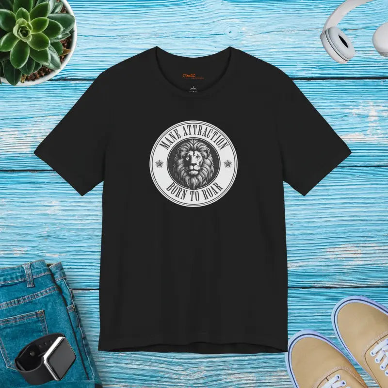 Lion Born To Roar Tee - Soft Cotton Quality Print - DipaliZ