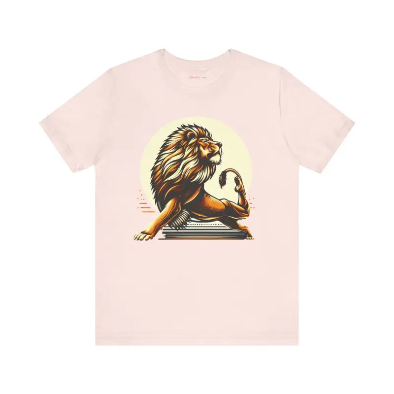 Lion Yoga Short Sleeve Tee - Warrior Performance - DipaliZ