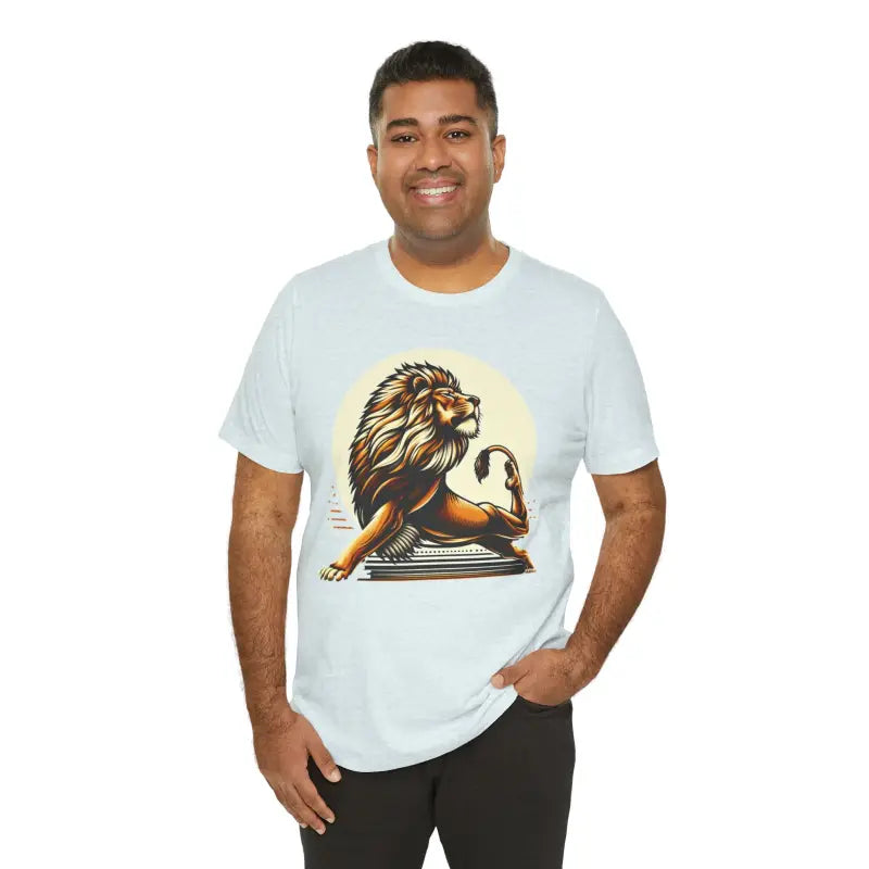 Lion Yoga Short Sleeve Tee - Warrior Performance - DipaliZ