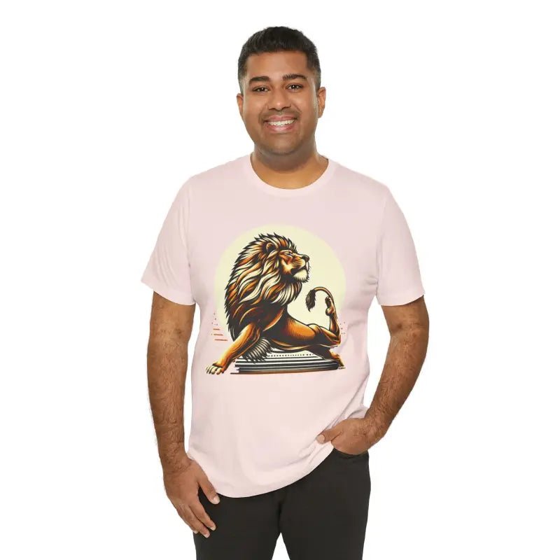 Lion Yoga Short Sleeve Tee - Warrior Performance - DipaliZ