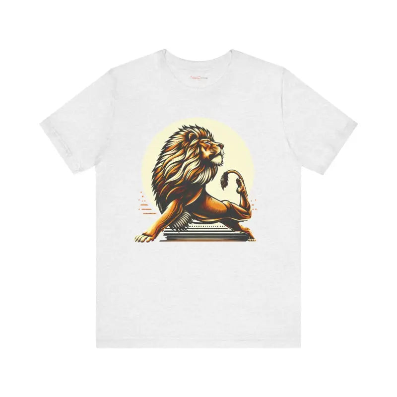 Lion Yoga Short Sleeve Tee - Warrior Performance - DipaliZ
