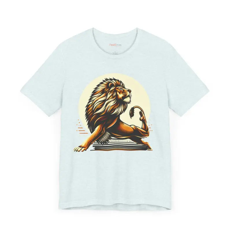Lion Yoga Short Sleeve Tee - Warrior Performance - DipaliZ
