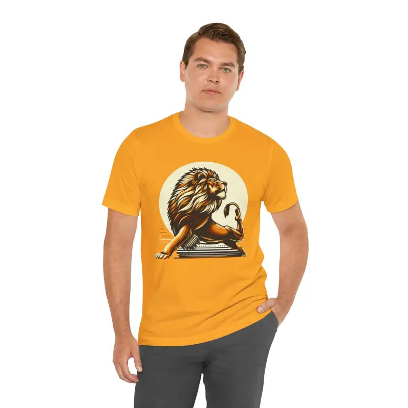 Lion Yoga Short Sleeve Tee - Warrior Performance - DipaliZ