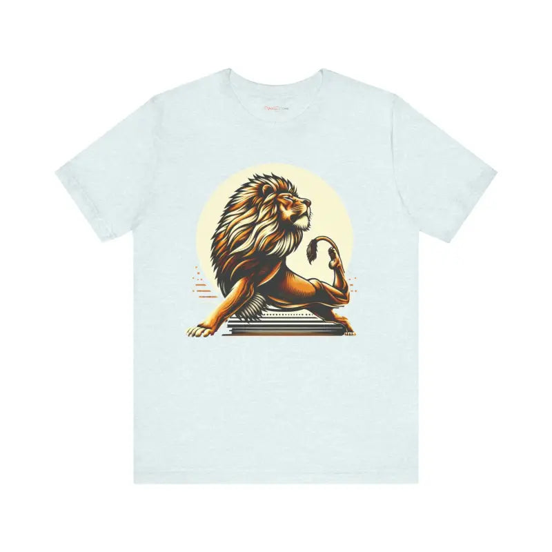 Lion Yoga Short Sleeve Tee - Warrior Performance - DipaliZ