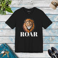Roar Unisex Jersey Tee - Ultimate Comfort Lion Design - DipaliZ