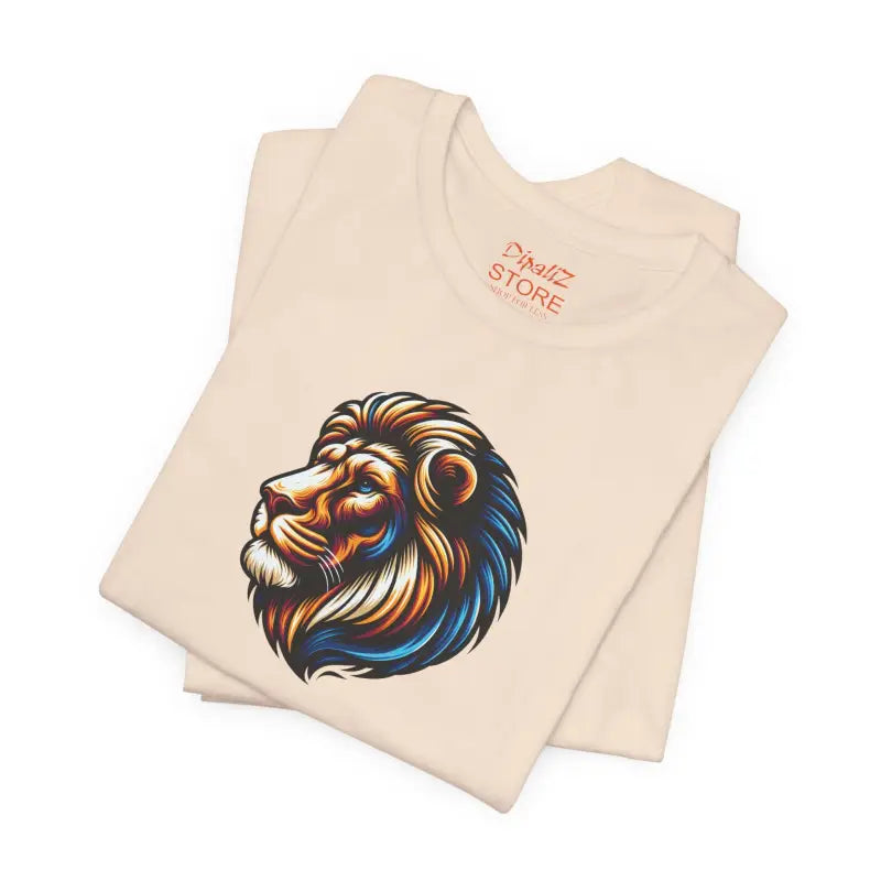 Lion Roar Unisex Jersey Tee - Soft Cotton Short Sleeve - DipaliZ